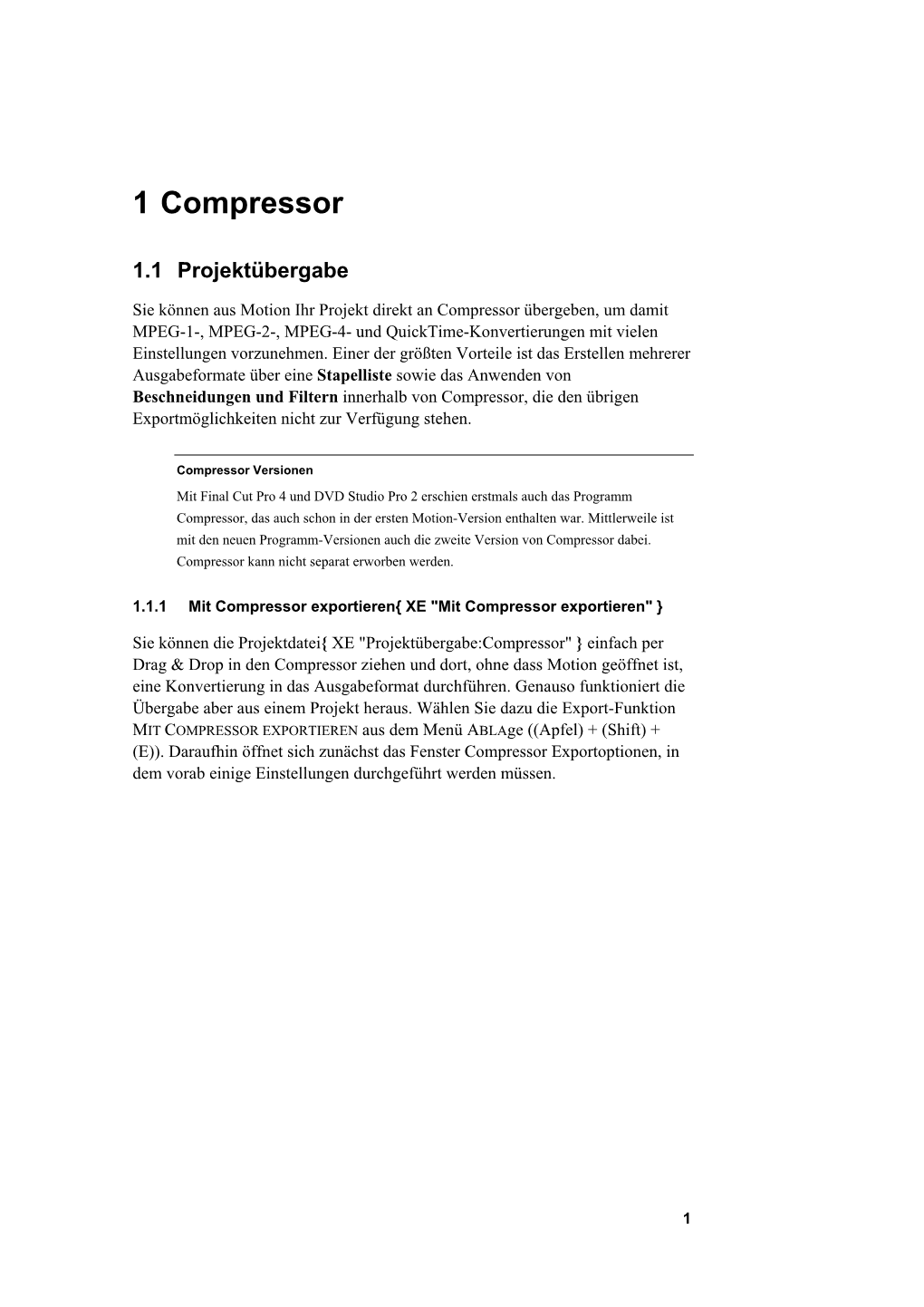 1 Compressor