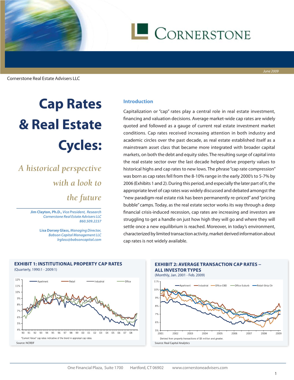 Cap Rates & Real Estate Cycles