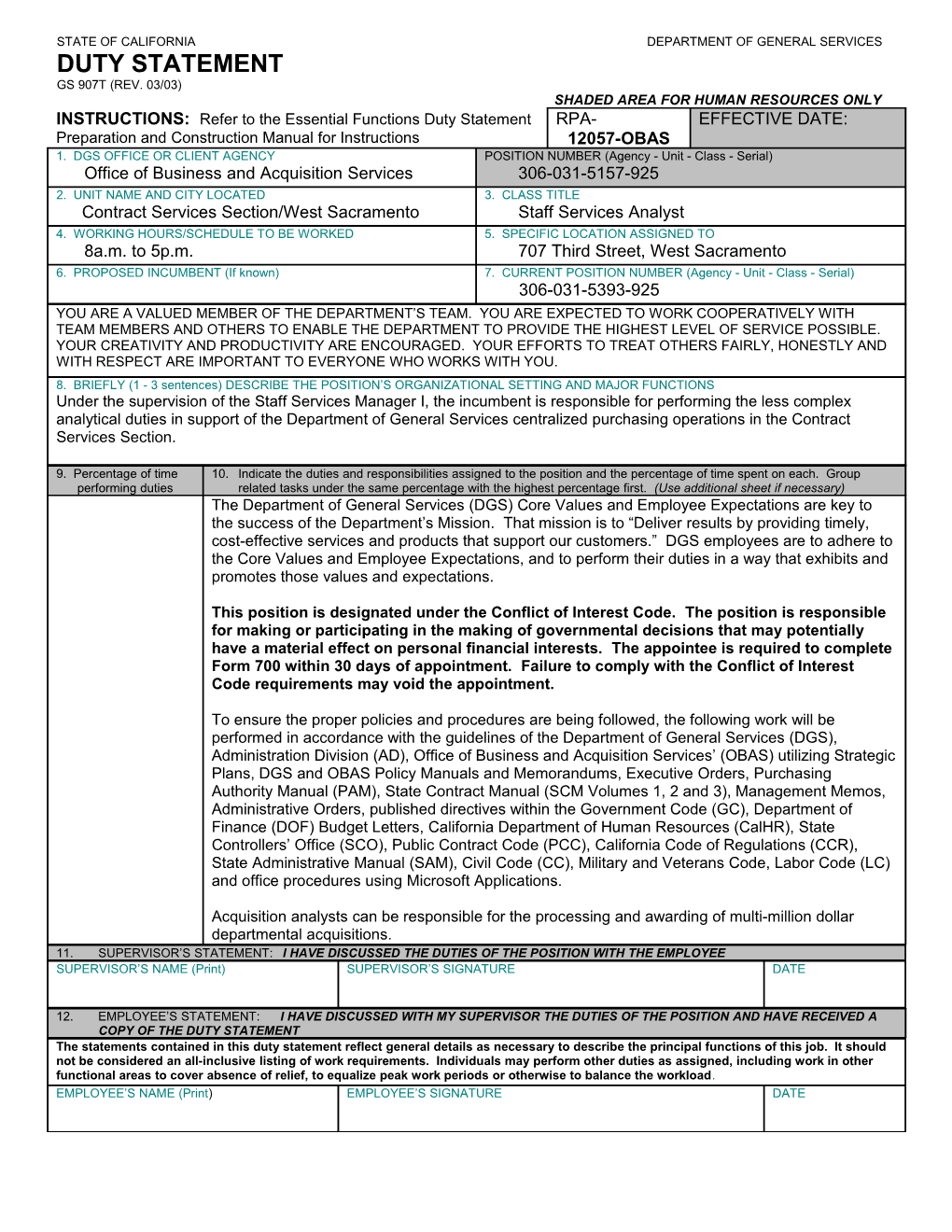 State of California Department of General Services s4