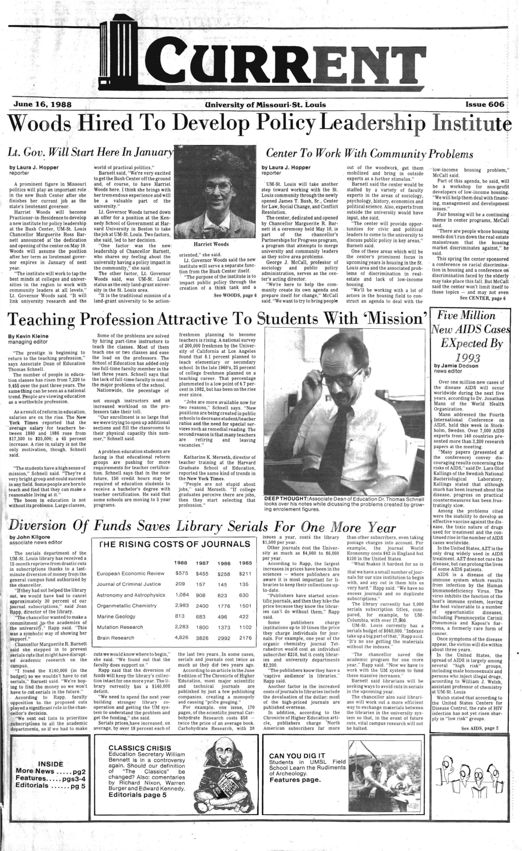 June 16, 1988 University of Missouri·St