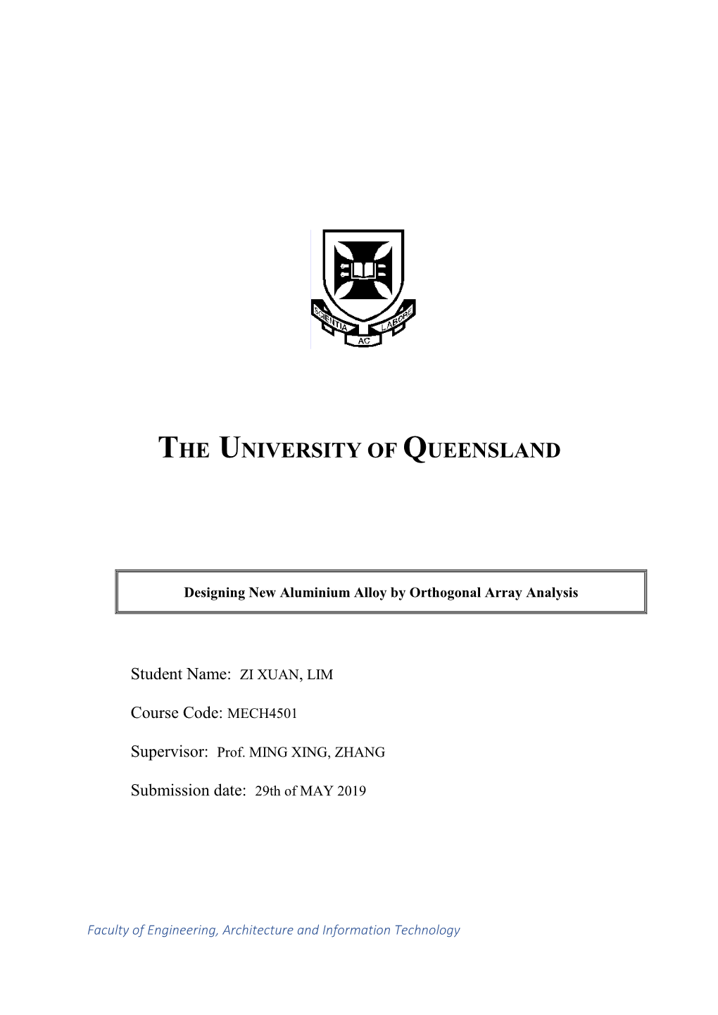 The University of Queensland