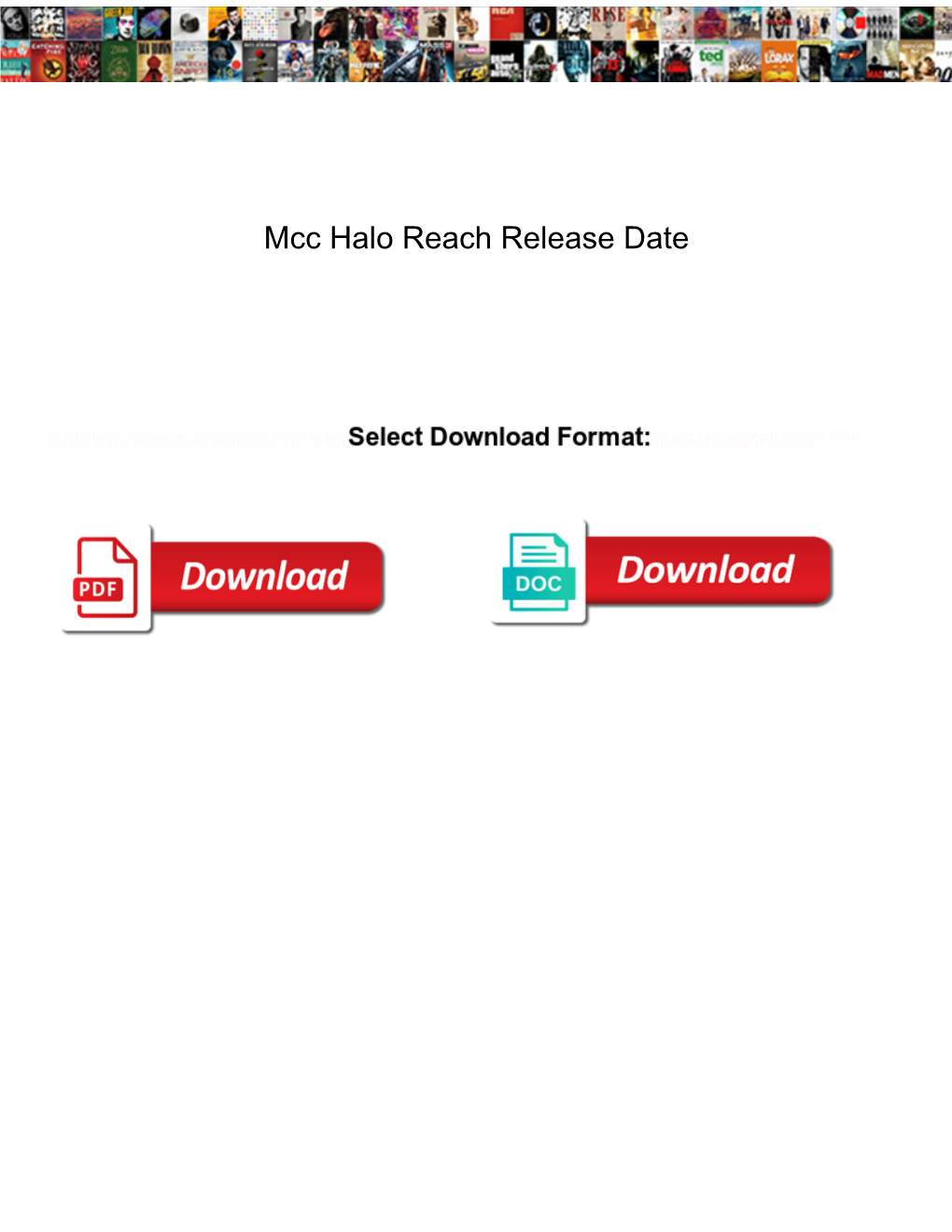 Mcc Halo Reach Release Date