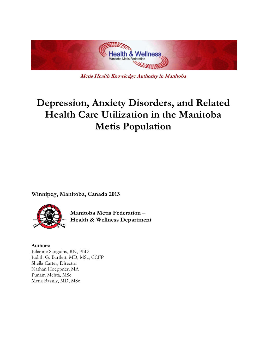 Diabetes and Related Health Care Utilization in the Manitoba Metis