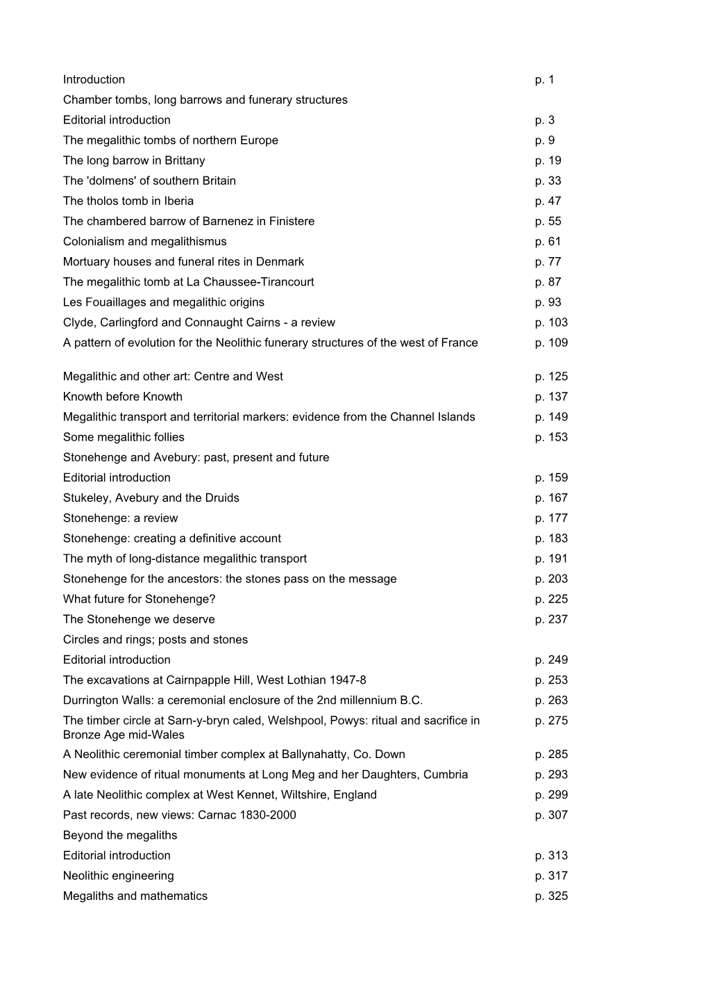 Table of Contents Provided by Blackwell's Book Services and R.R