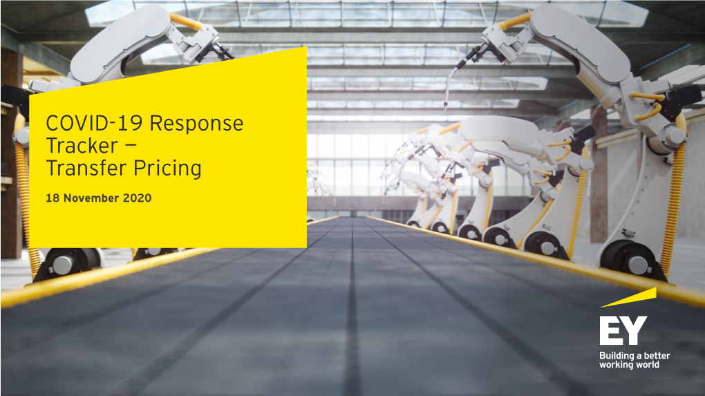 EY Tax COVID-19 Response Tracker Transfer Pricing 29 October 2020