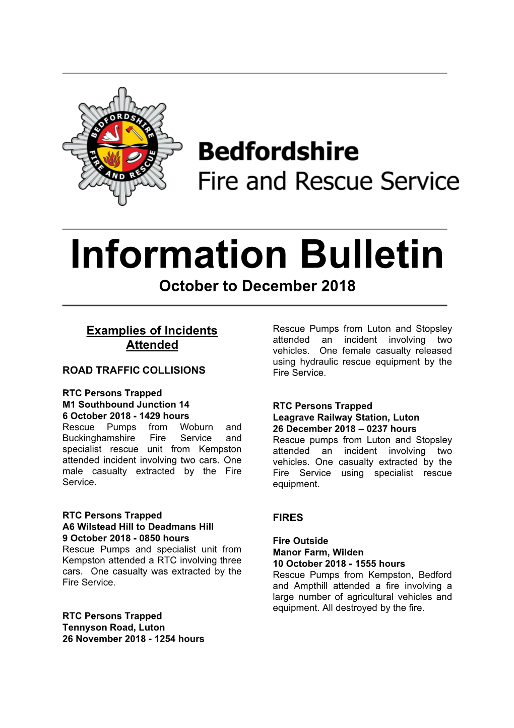 Cfa0212 Information Bulletin