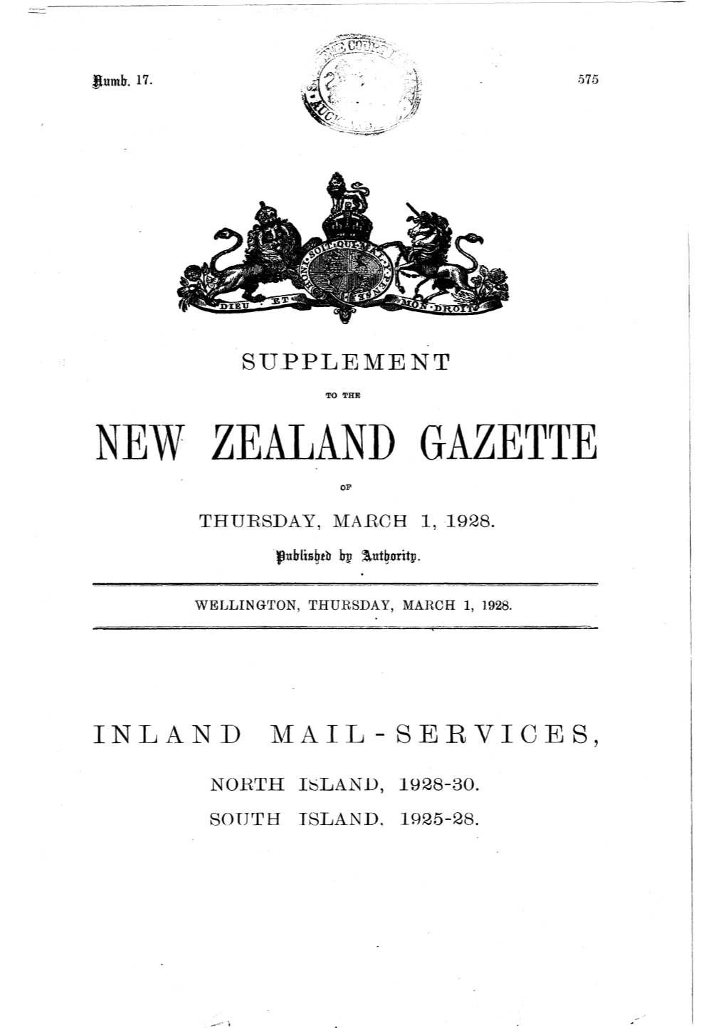 No 17, 1 March 1928