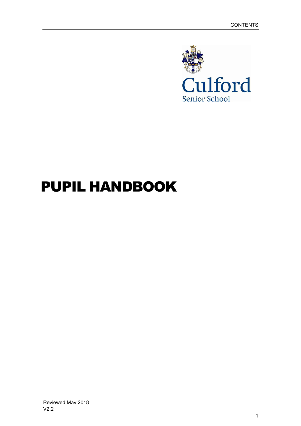 Pupil Handbook