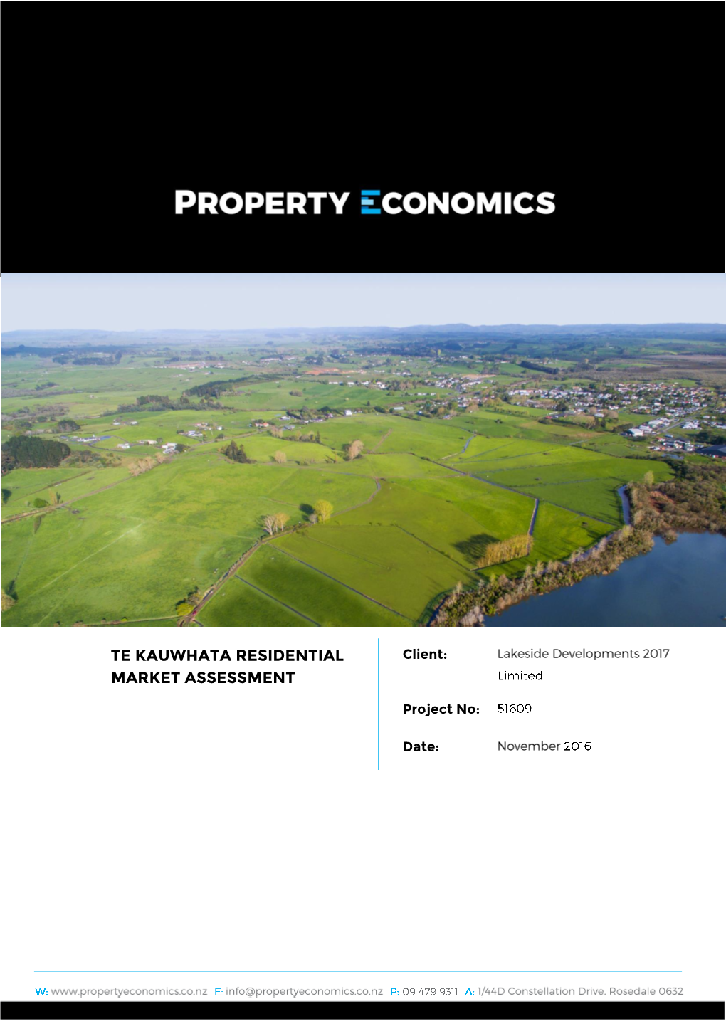 Te Kauwhata Residential Market Assessment