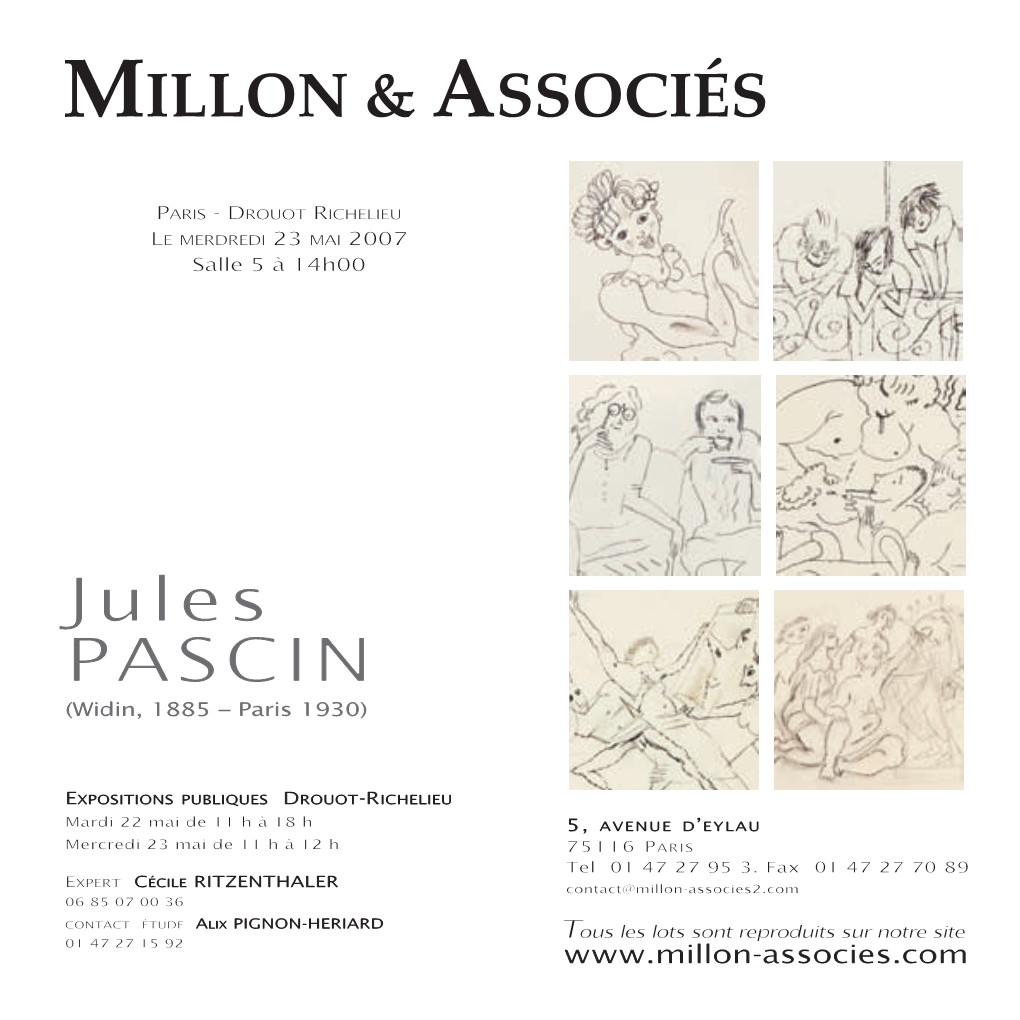Jules PASCIN (Widin, 1885 – Paris 1930)