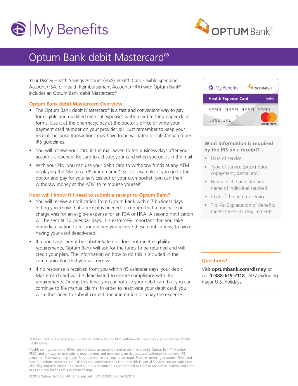 Optum Bank Debit Mastercard®
