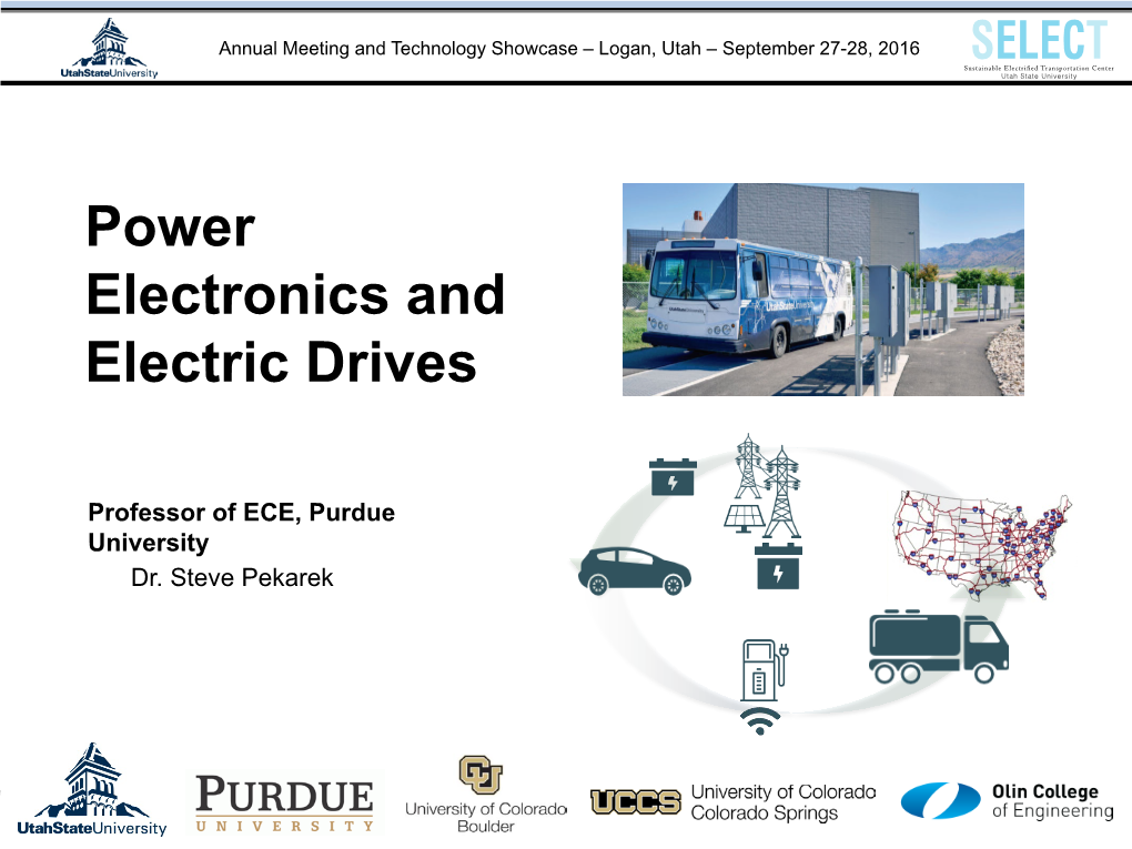 Power Electronics and Electric Drives