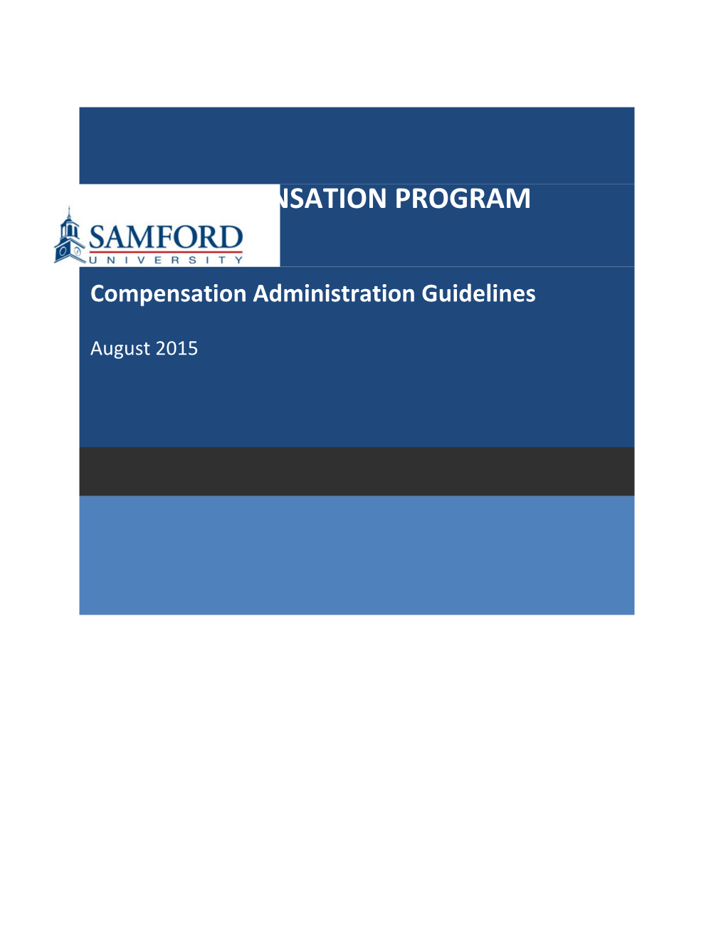 Compensation Program and Guidelines 4