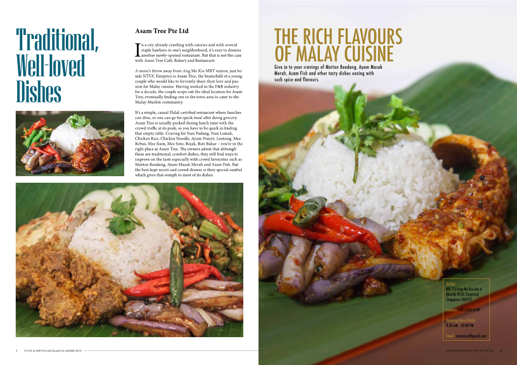 The Rich Flavours of Malay Cuisine