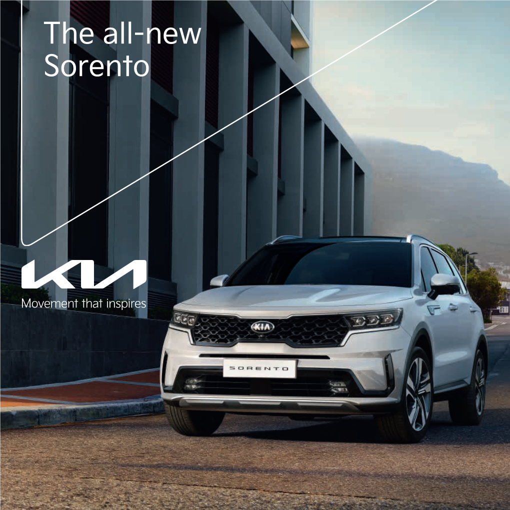 The All-New Sorento View Offers Book a Test Drive Find Dealer Build Your Sorento