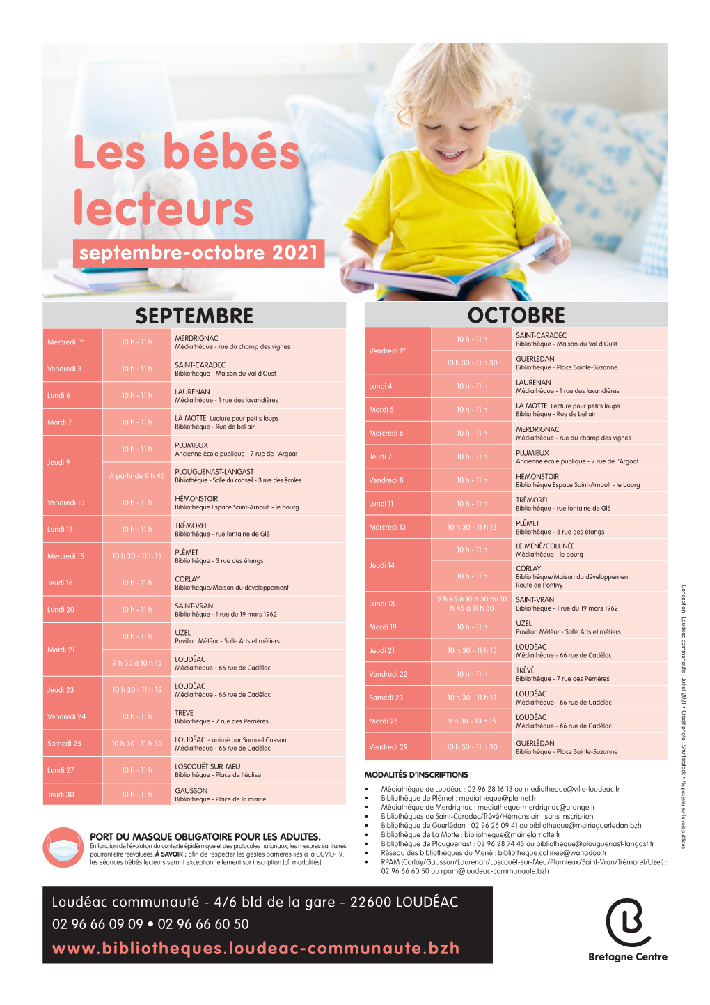 Les Bébés Lecteurs Septembre-Octobre 2021