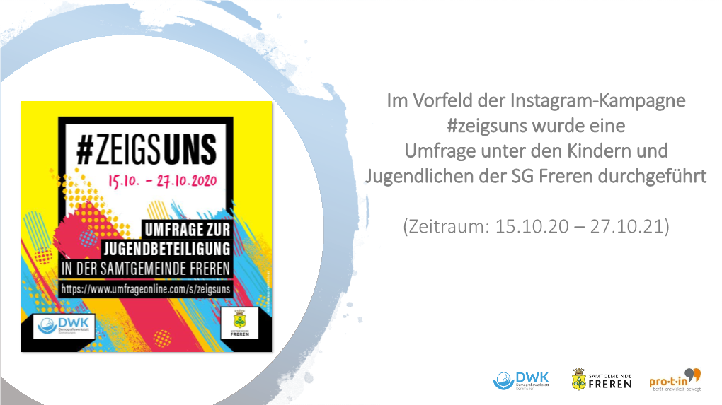 Im Vorfeld Der Instagram-Kampagne #Zeigsuns Wurde Eine Umfrage Unter Den Kindern Und Jugendlichen Der SG Freren Durchgeführt