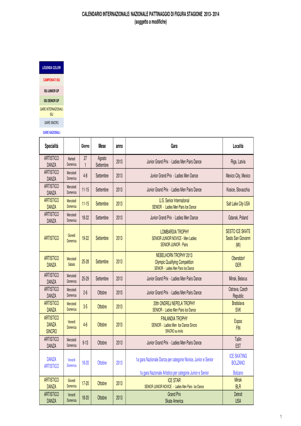 CALENDARIO INT-NAZIONALE 2013-2014.Xlsm