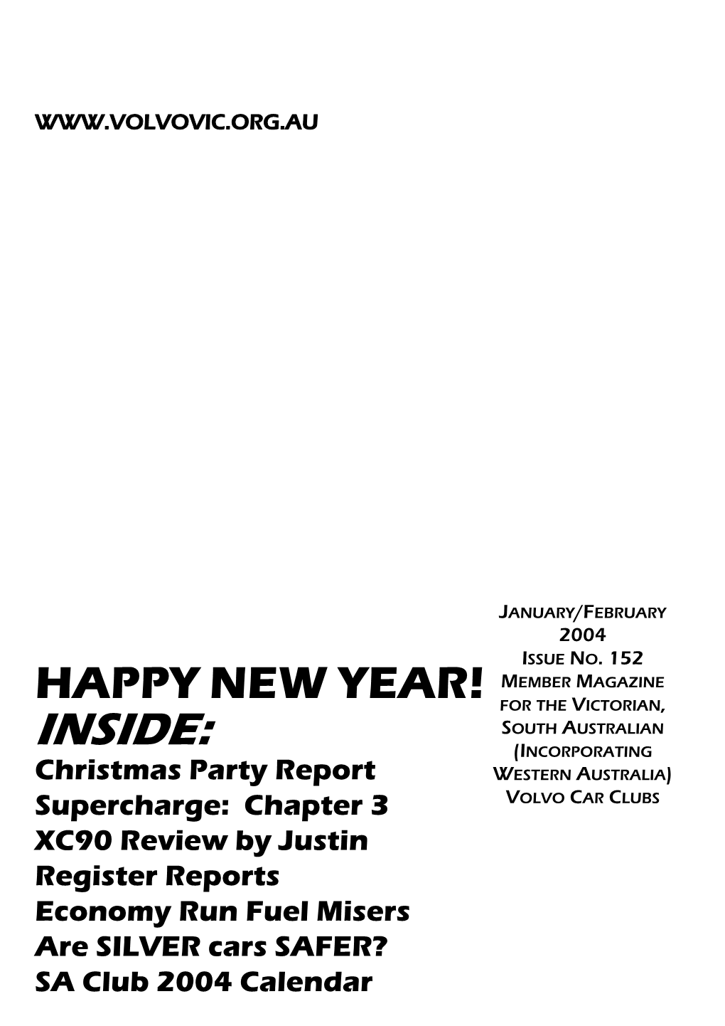 Issue 152 January/February 2004