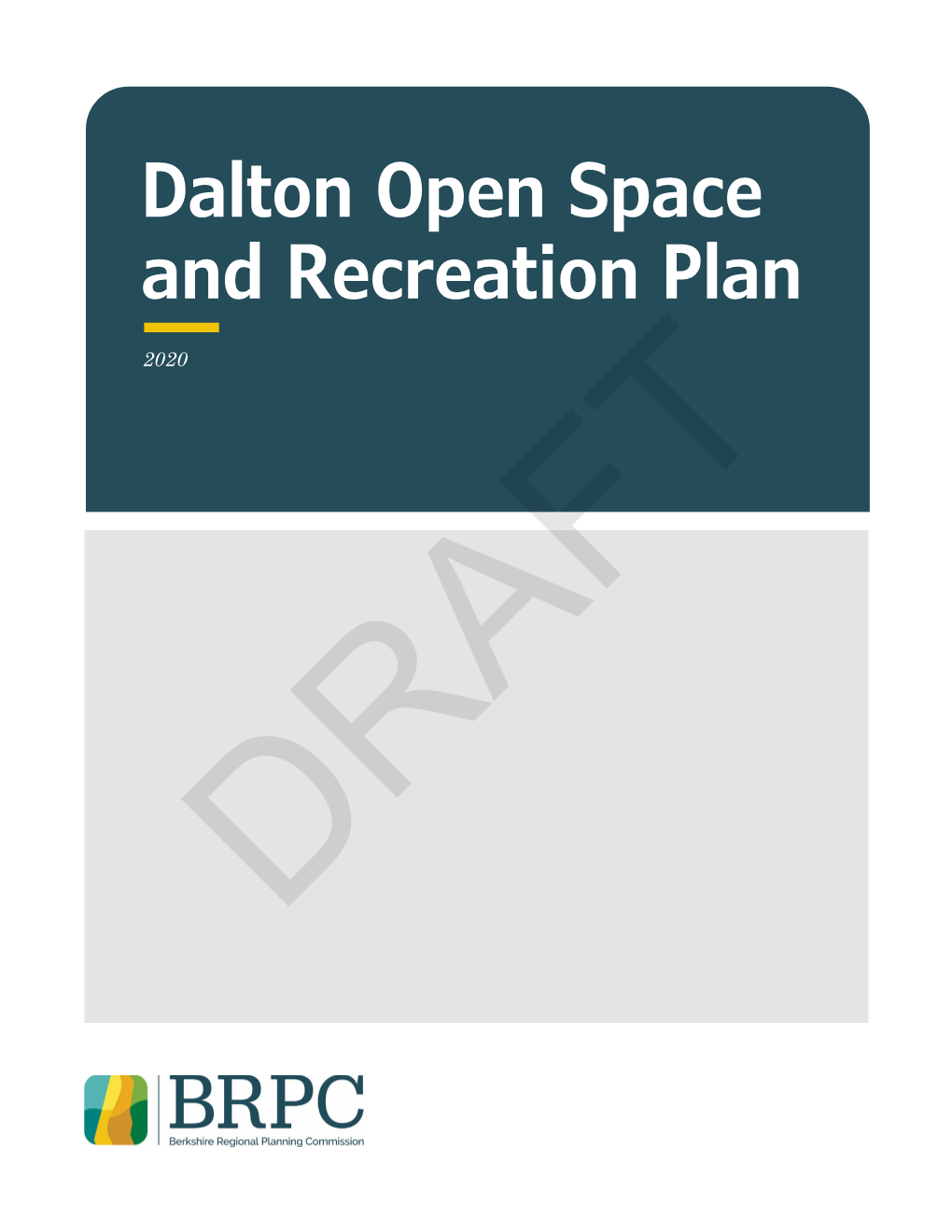 Dalton Open Space and Recreation Plan