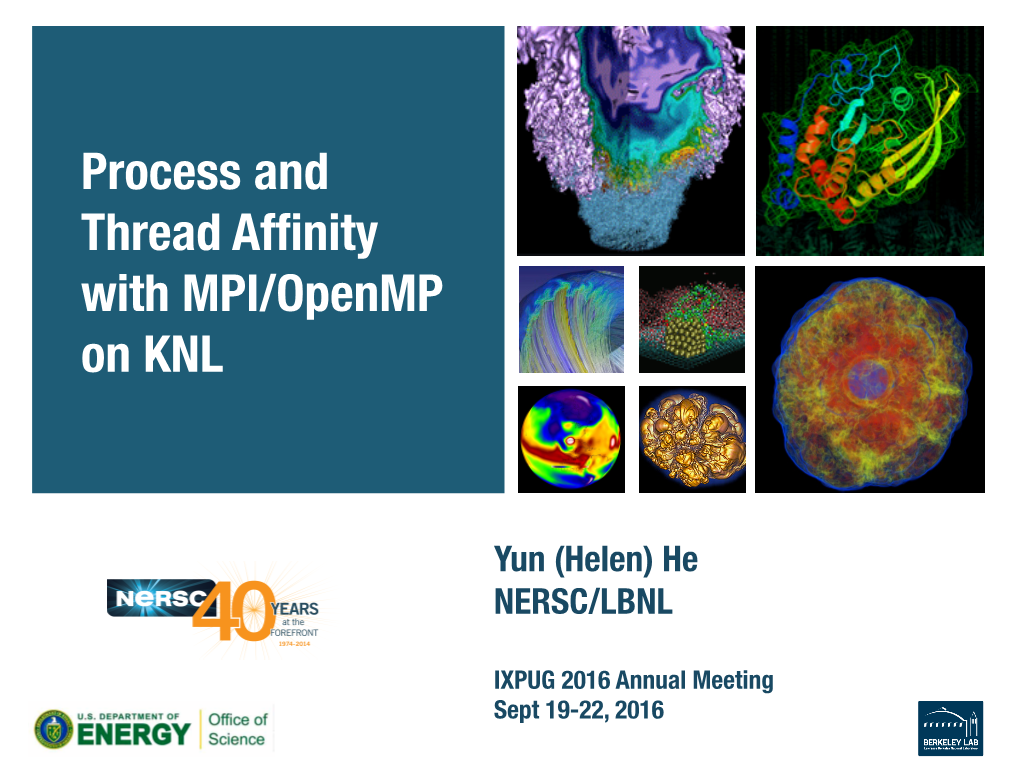 Process and Thread Affinity with MPI/Openmp On