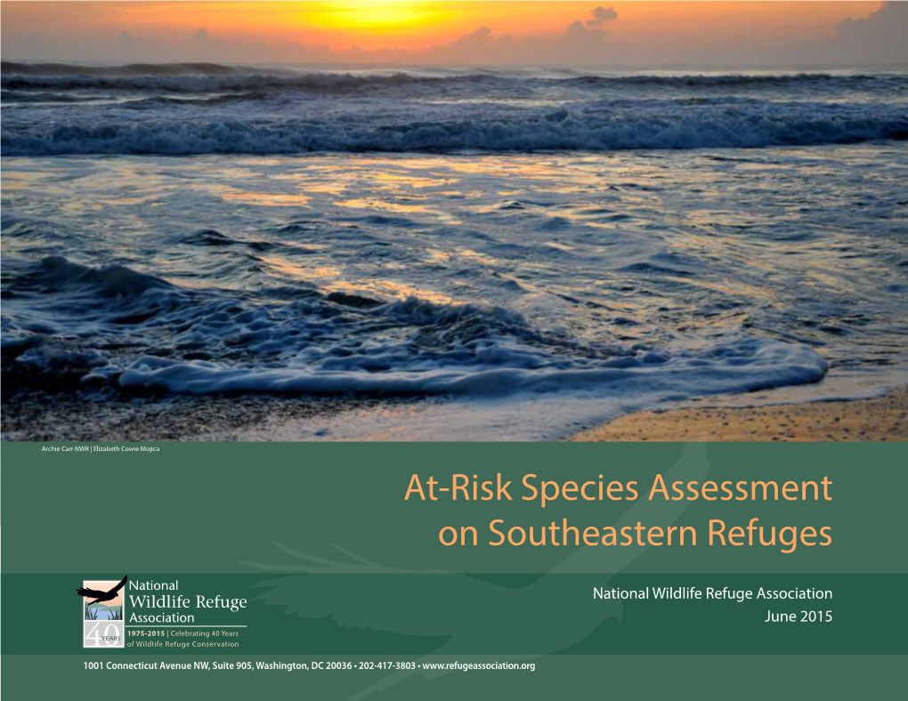 At-Risk Species Assessment on Southeastern Refuges