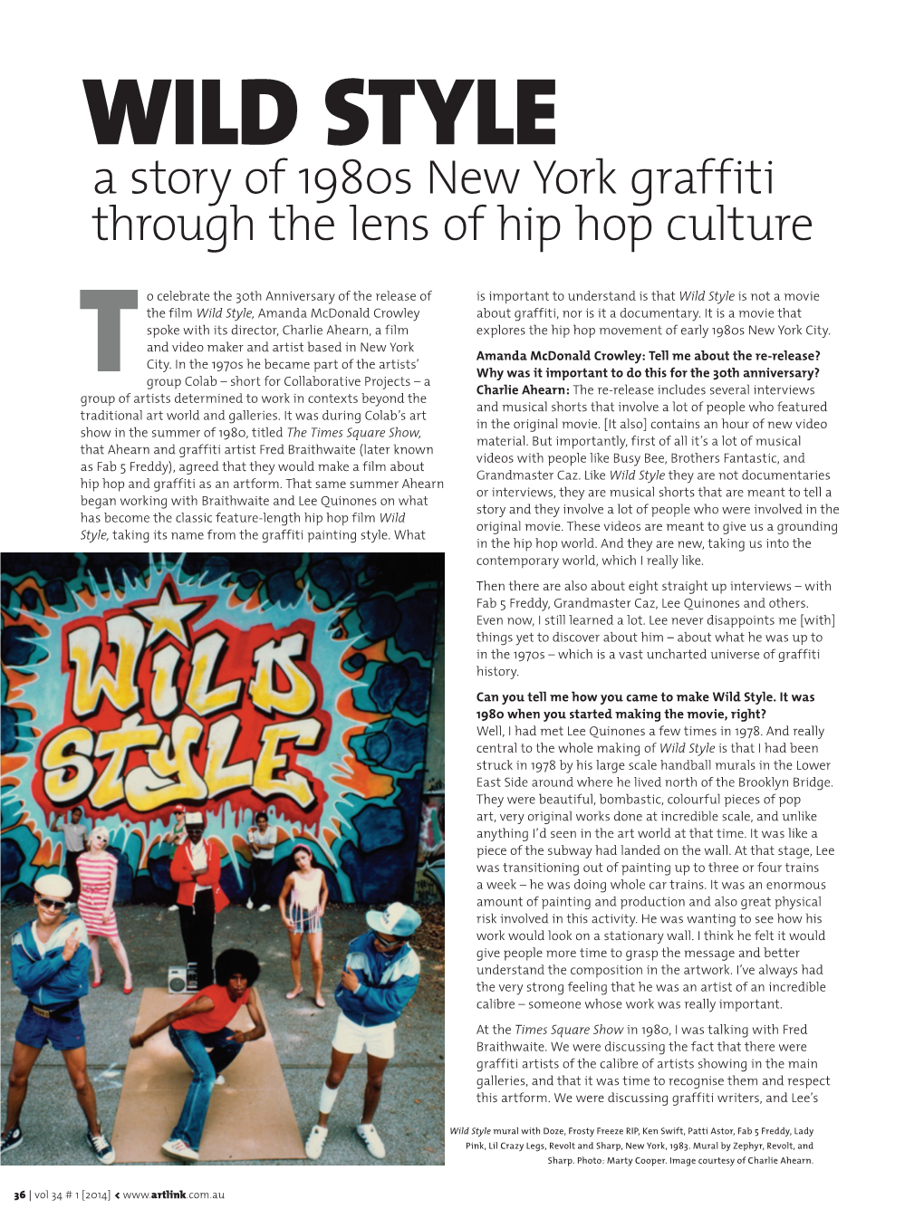 WILD STYLE a Story of 1980S New York Graffiti Through the Lens of Hip Hop Culture