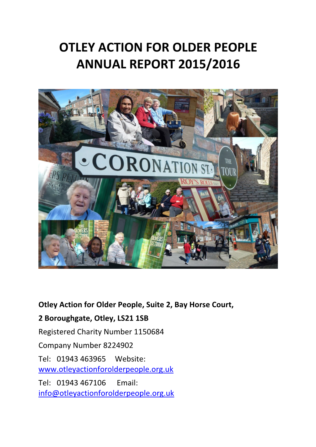Otley Action for Older People Annual Report 2015/2016