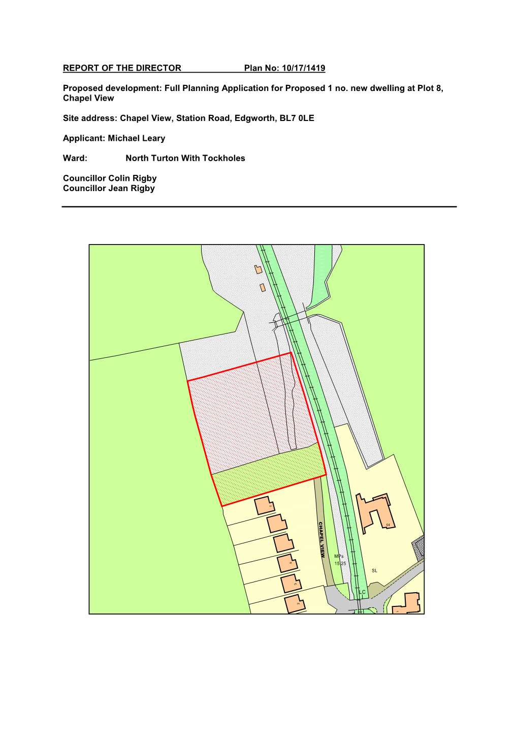 Full Planning Application for Proposed 1 No. New Dwelling at Plot 8, Chapel View