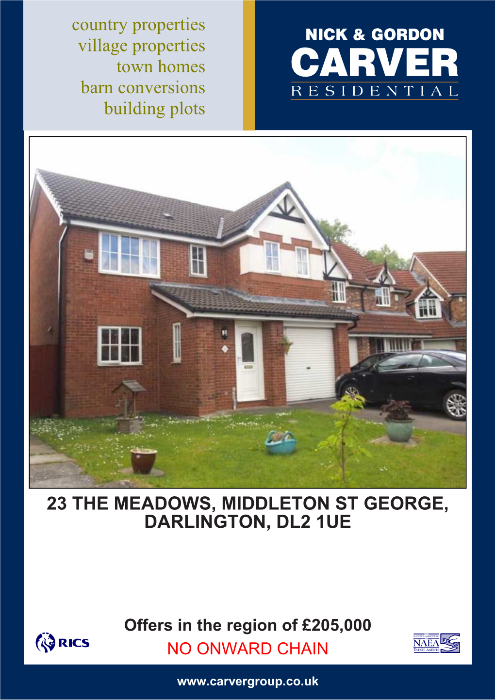 23 the Meadows, Middleton St George, Darlington, Dl2 1Ue