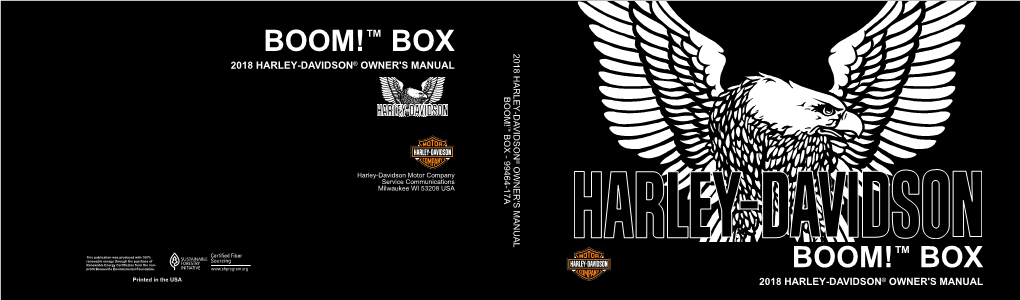 2018 Boom!™ Box Owner's Manual