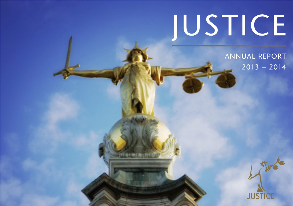 JUSTICE Annual Report 2014