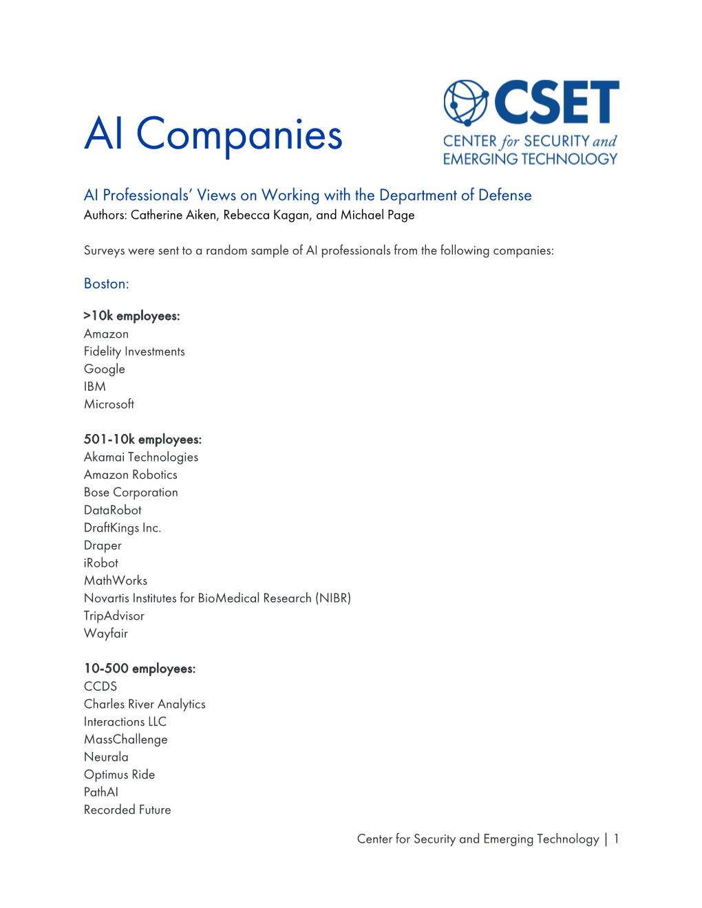 AI Companies