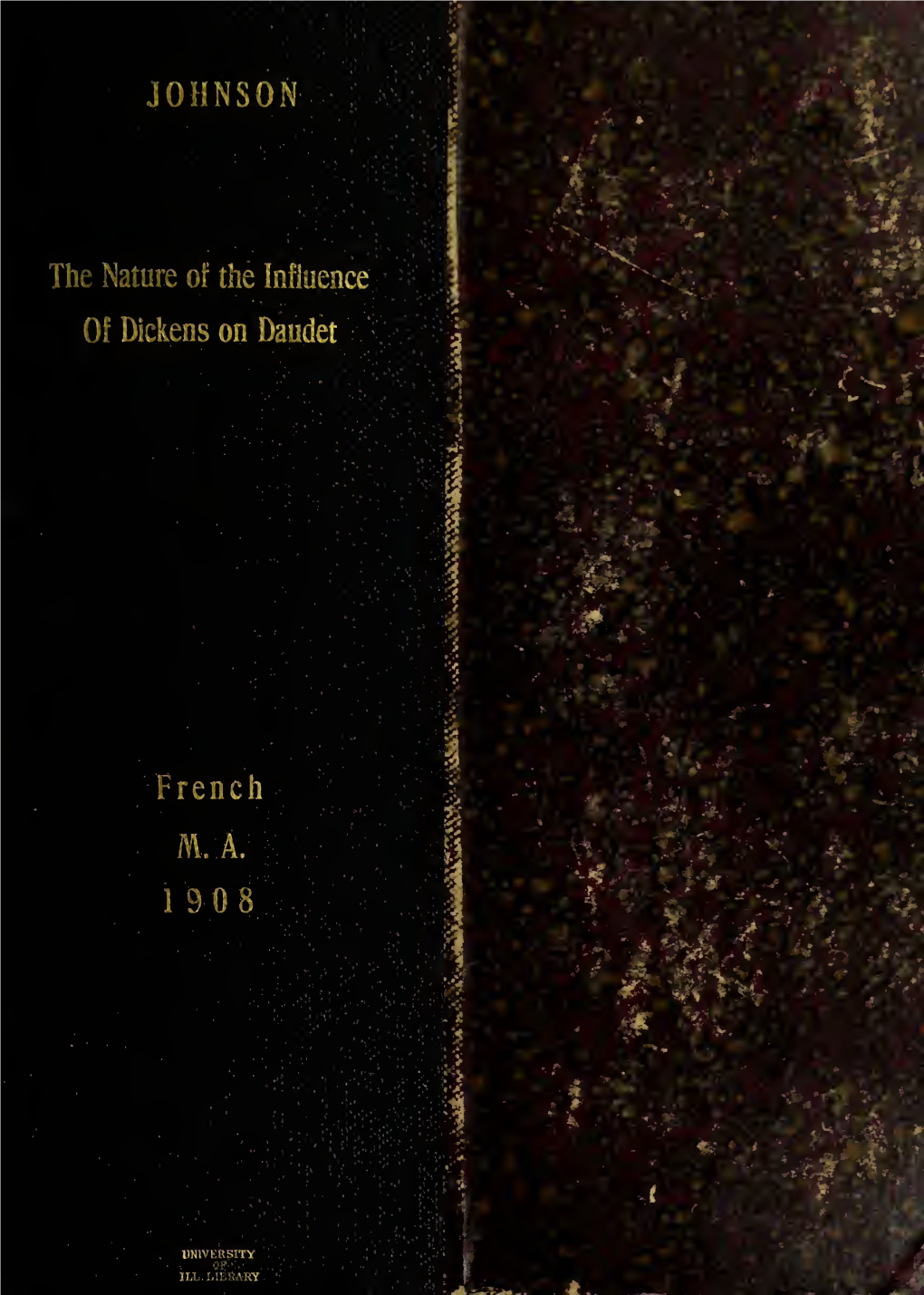 The Nature of the Influence of Dickens on Daudet