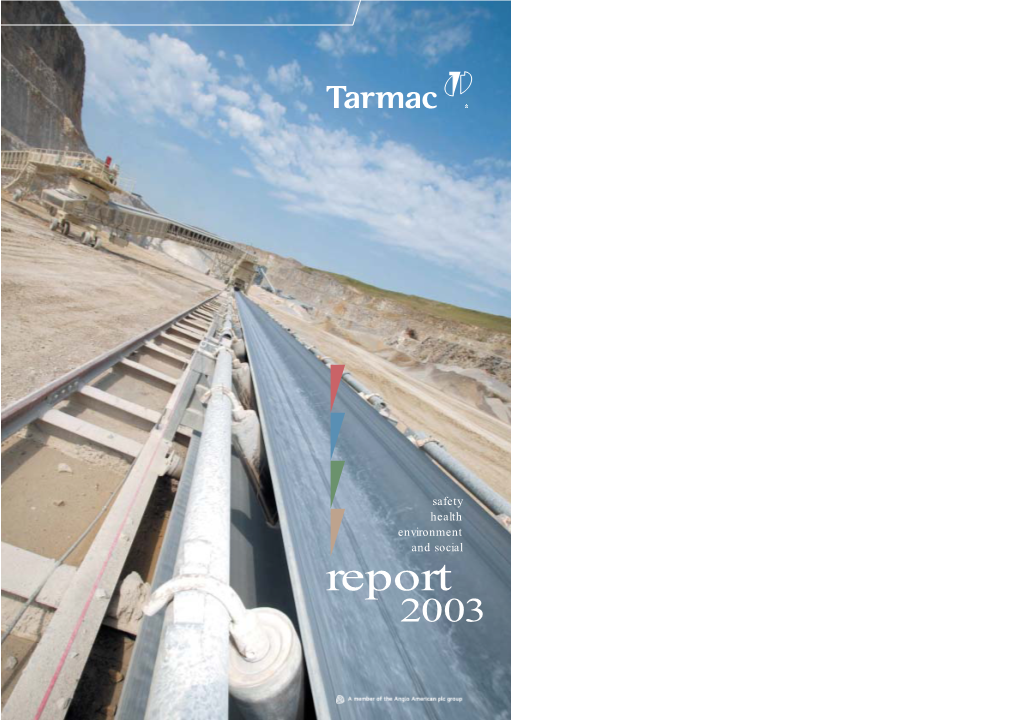 Tarmac SHE Report 2003 Amended