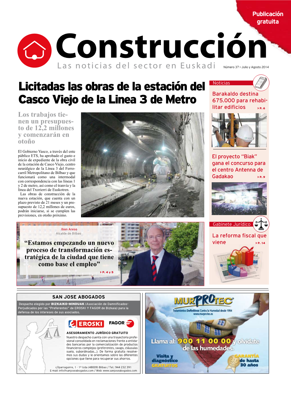 Licitadas Las Obras De La Estación Del Casco Viejo De La Linea 3 De Metro