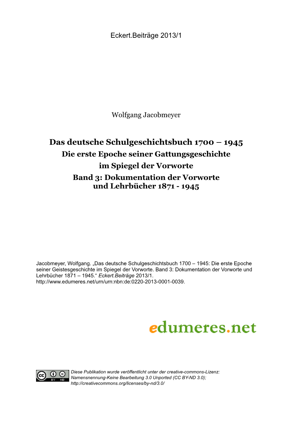 Das Deutsche Schulgeschichtsbuch 1700