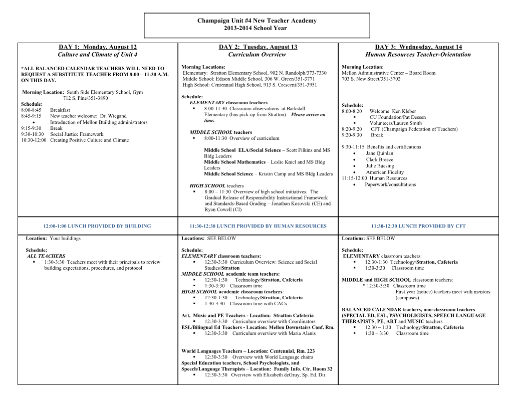 Special Ed Teachers, School Psychologists and Speech/Language Therapists