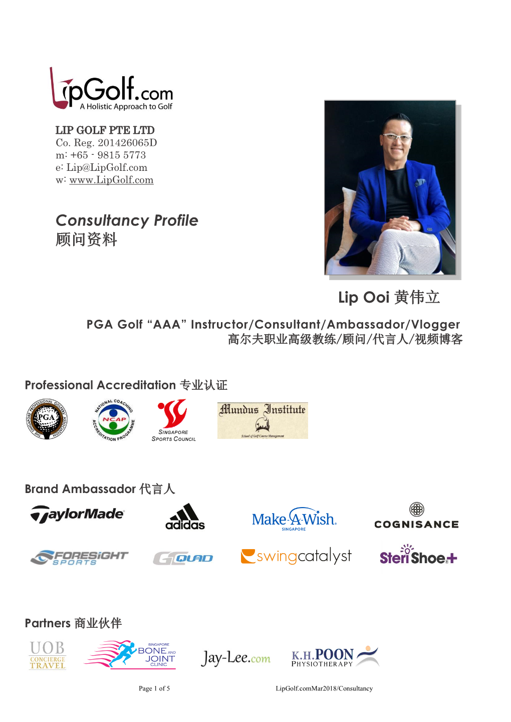Lip Ooi – Consultant Profile