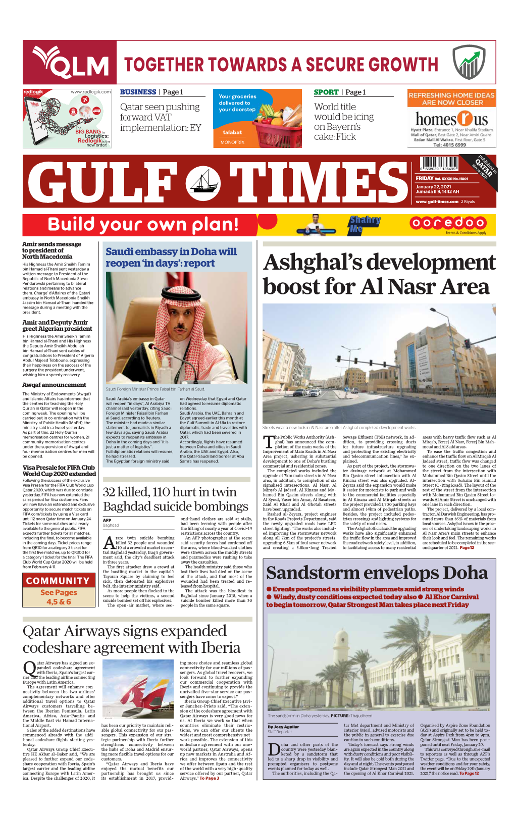 Ashghal's Development Boost for Al Nasr Area