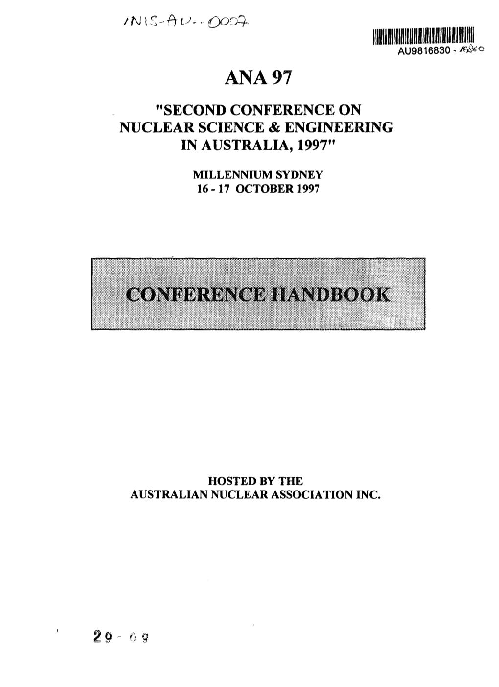 Nuclear Regulation in Australia