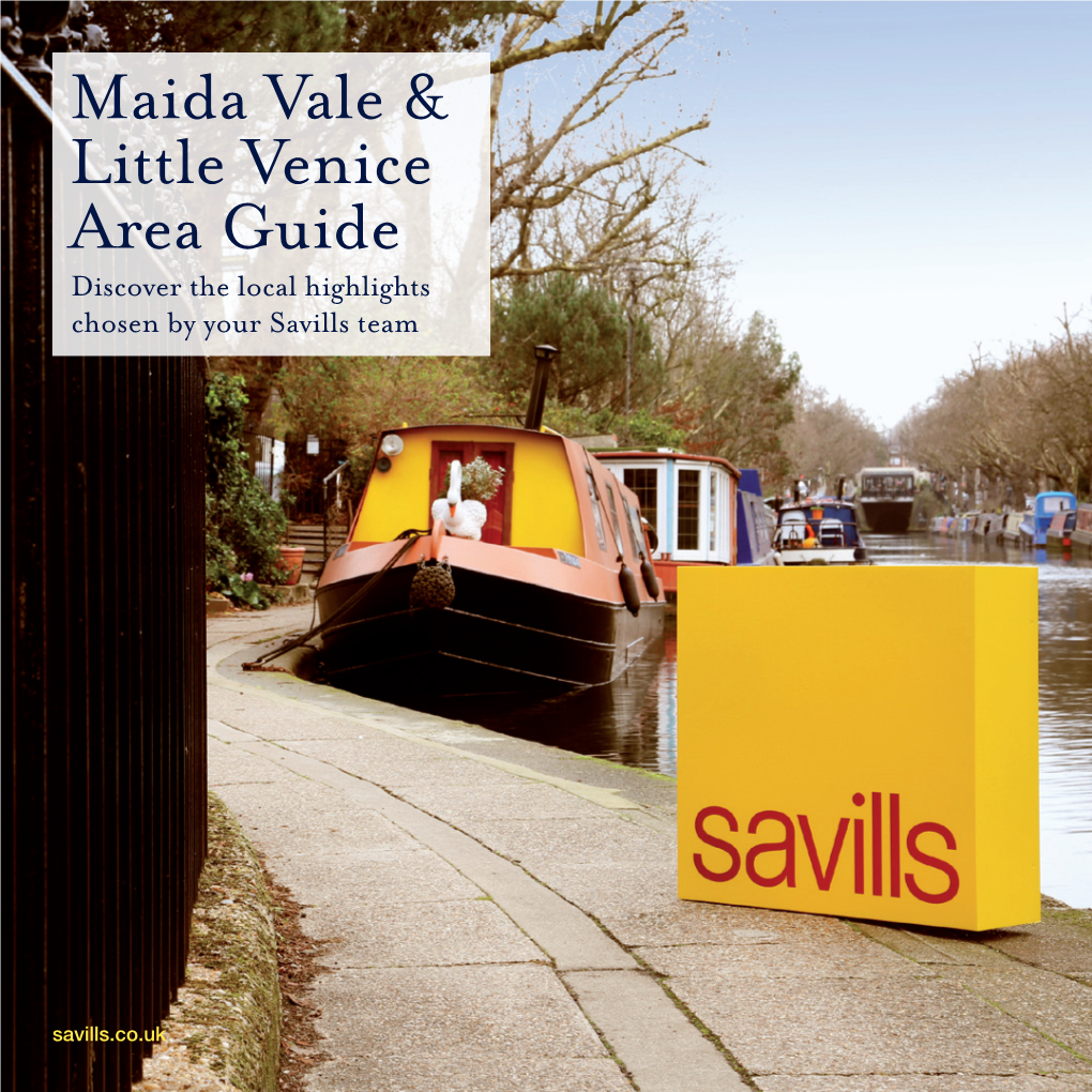 Maida Vale & Little Venice Area Guide