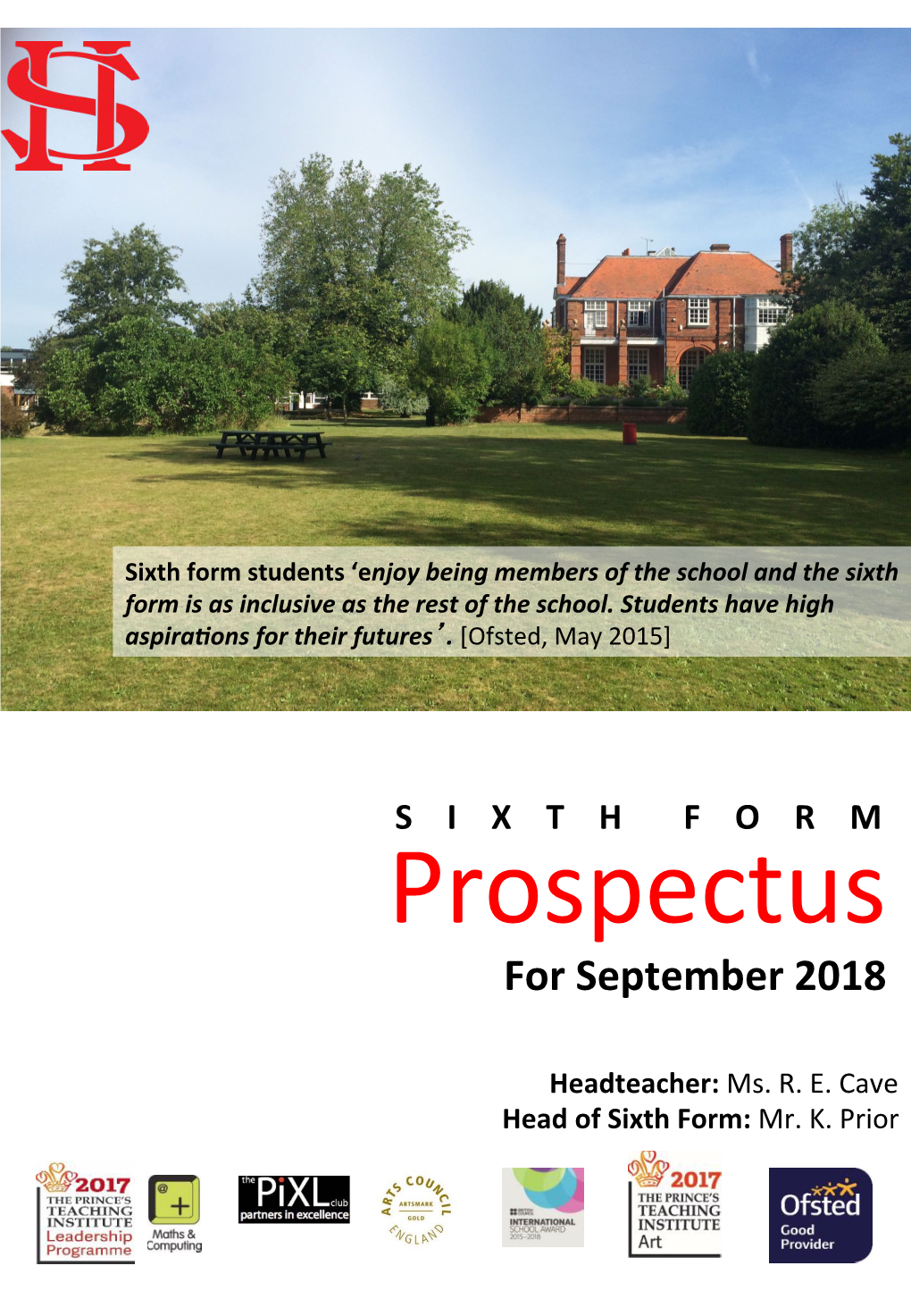 Prospectus for September 2018