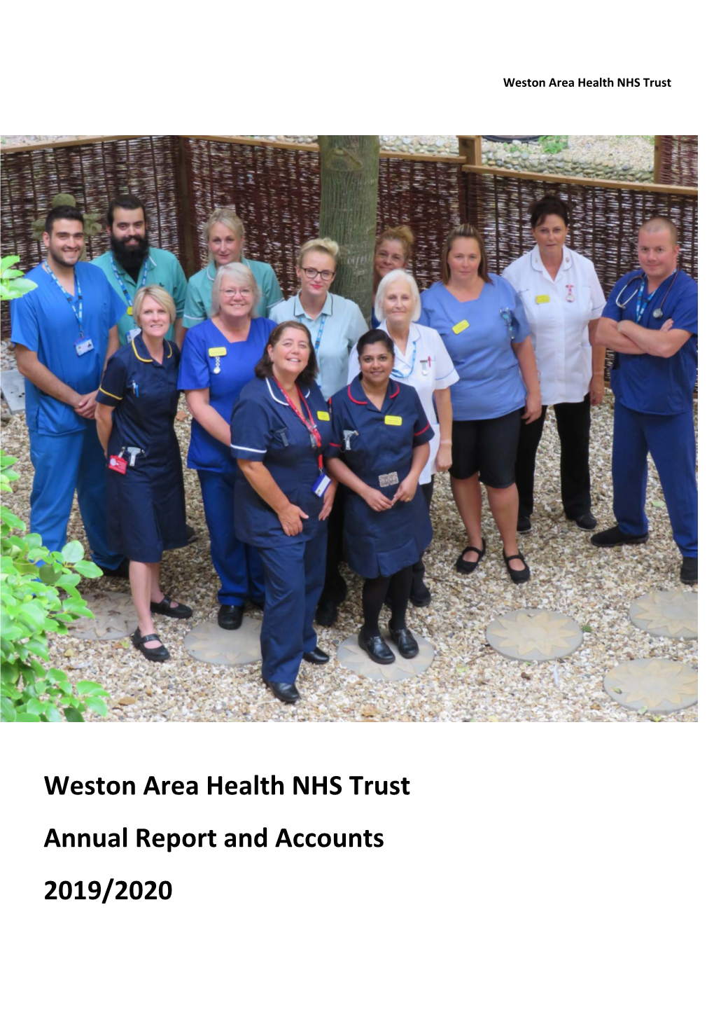 Weston Area Health NHS Trust Annual Report and Accounts 2019/2020