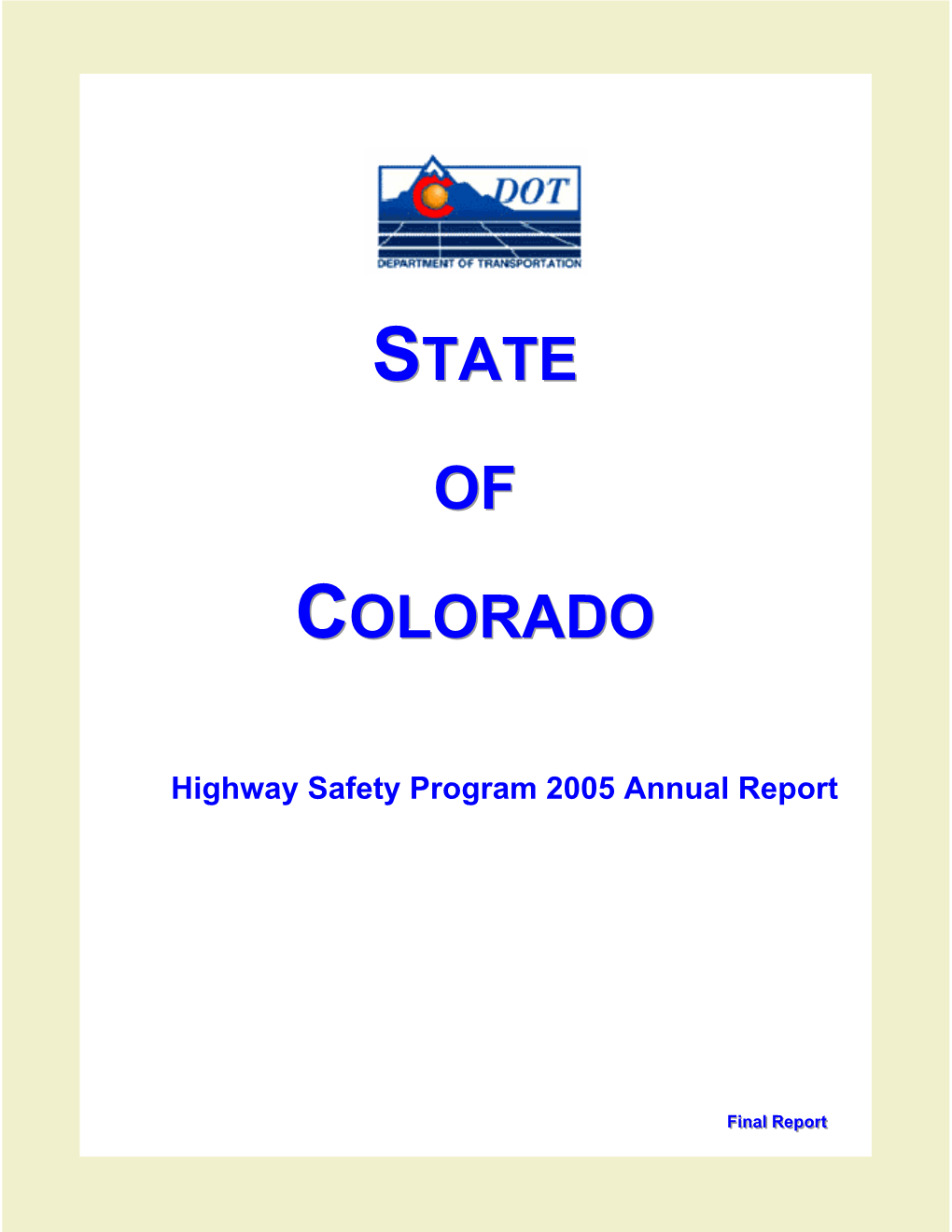 Annual Report for 2005