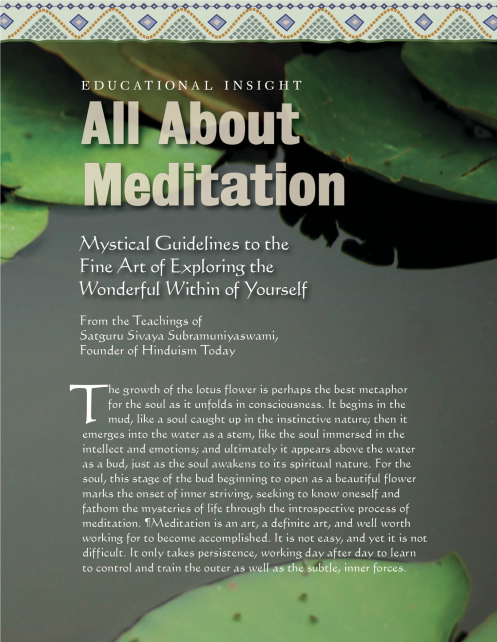 All About Meditation