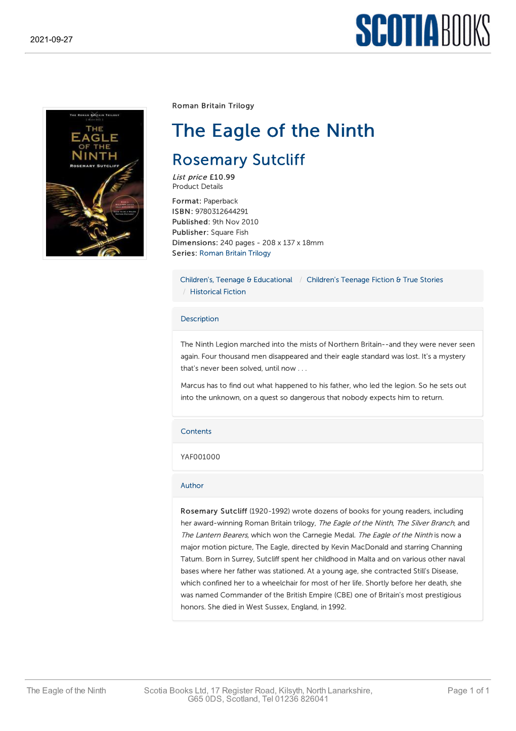 The Eagle of the Ninth