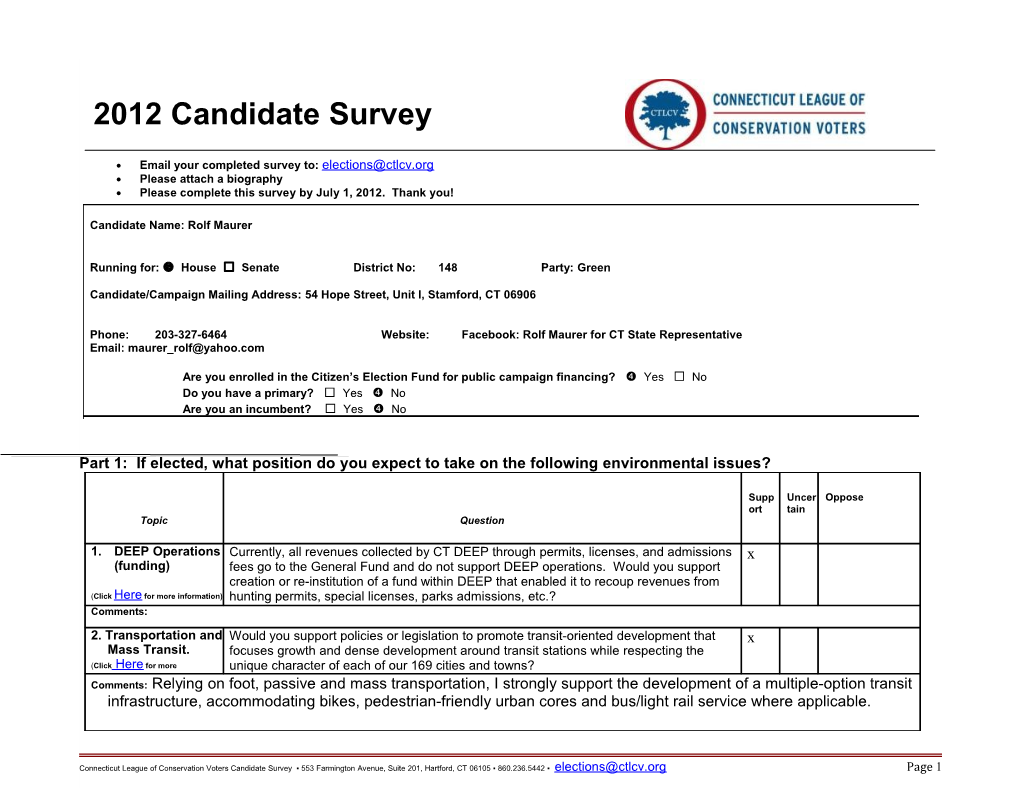 2008 Candidate Survey for Web s1