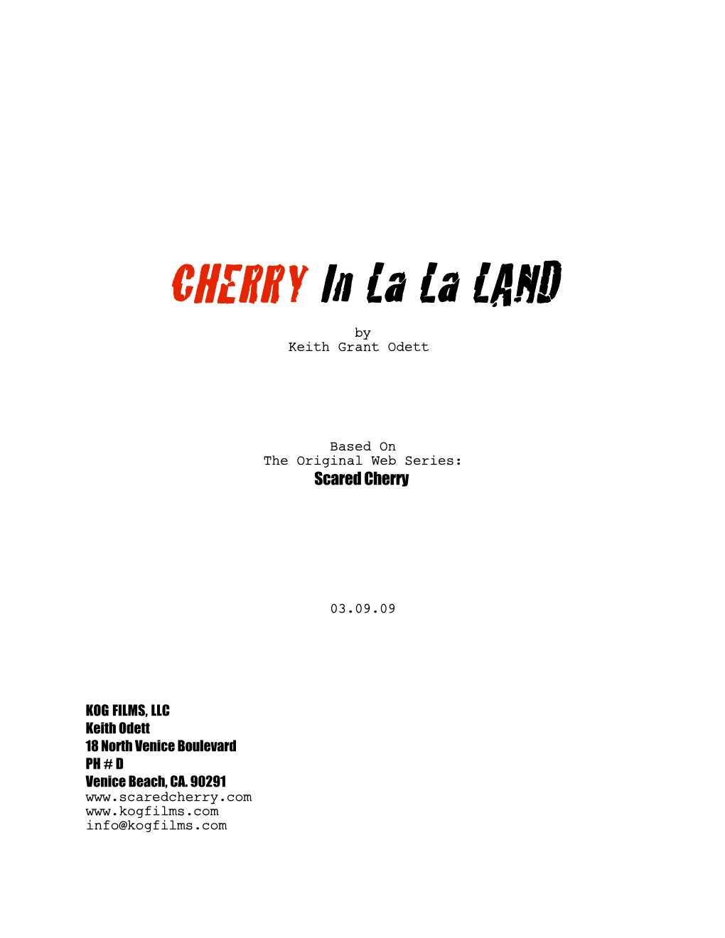 CHERRY in La La LAND