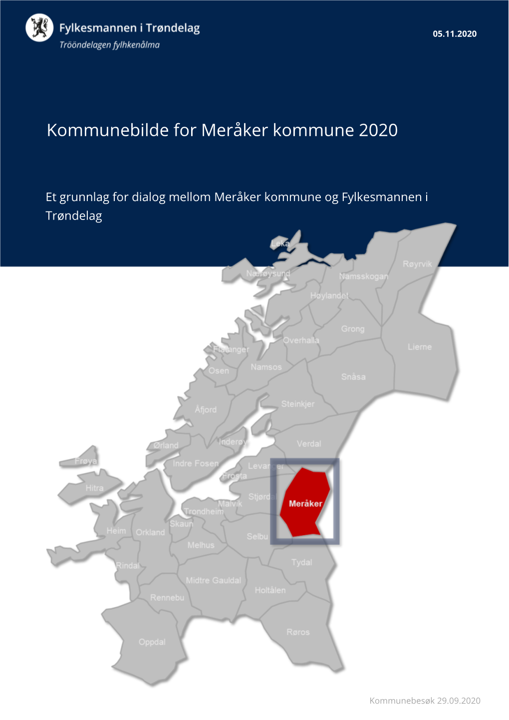 Kommunebilde for Meråker Kommune 2020